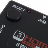 Mini 3 Port HDMI Switcher