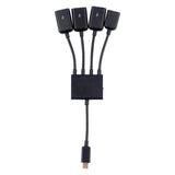 4 Ports Micro USB Cable