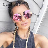 Oversized Round Circle Frame Mirror Sunglasses Purple Super Women Men Cheap UV400 Sun Glasses Brand Design Female Male