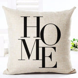 Deer Love Star Panda Printed Cotton Linen Pillowcase Decorative Pillows Cushion Use For Home Sofa Car Office Almofadas Cojines