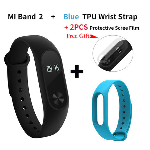 Original Xiaomi Mi Band 2 Miband Band2 Wristband Bracelet Smart Heart Rate Monitor Fitness Tracker Touchpad OLED Strap Fitbit