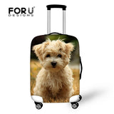 Husky Pattern Men Women Travel Accessories Luggage Protective Elastic Covers Stretch Bags for Suitcase Cover For 18''-30'' Case