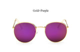 RCoodaysuft ound Sunglasses Women Brand Designer Female  Point Sun Glasses Rayed Women Men Lady Mirror 2017 Vintage UV400