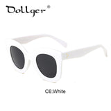 Dollger 2017 Hot Cat Eye Sunglasses For Women Brand Designer Fashion Glasses Female Summer Beach Oval Rivet Eyewear UV400 S0117