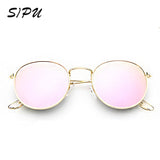 2017 Retro Round Sunglasses Women/Men Luxury Brand Designer Alloy Mirror Sun Glasses For Women Ray Female Oculos Gafas De Sol