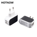 HOTNOW 5V3.1A Universal USB Charger Travel Wall Charger Adapter Portable Smart Mobile Phone Charger for iPhone Tablet