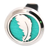 Travel Beach 30mm Diffuser 316 Stainless Steel Car Aroma Locket Essential Oil Car Diffuser Locket Free 10Pcs Pads