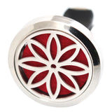 Travel Beach 30mm Diffuser 316 Stainless Steel Car Aroma Locket Essential Oil Car Diffuser Locket Free 10Pcs Pads