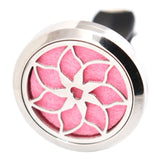 Travel Beach 30mm Diffuser 316 Stainless Steel Car Aroma Locket Essential Oil Car Diffuser Locket Free 10Pcs Pads