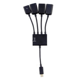 4 Ports Micro USB Cable