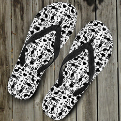 Cats White Flip-Flops