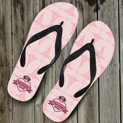 MS Nurse Pink Flip-Flops