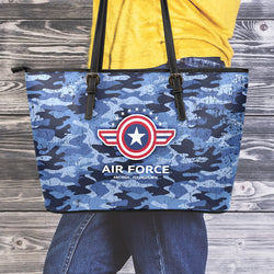 Air Force Large Leather Tote