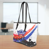 WA Veteran Large Leather Tote Bag