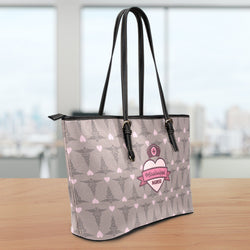 MS Nurse Small Leather Tote Bag