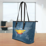 AF-CA Small Leather Tote Bag