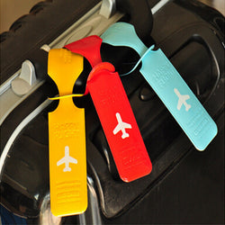 PVC Cute Travel Luggage Label Straps Suitcase ID Name Address Identify Tags Luggage Tags Airplane Travel Accessories RD879246