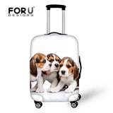 Husky Pattern Men Women Travel Accessories Luggage Protective Elastic Covers Stretch Bags for Suitcase Cover For 18''-30'' Case