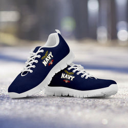 Navy Running Shoes