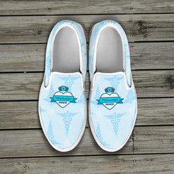 MS Nurse Blue Slip Ons