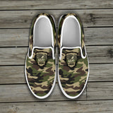 Camouflage Slip Ons